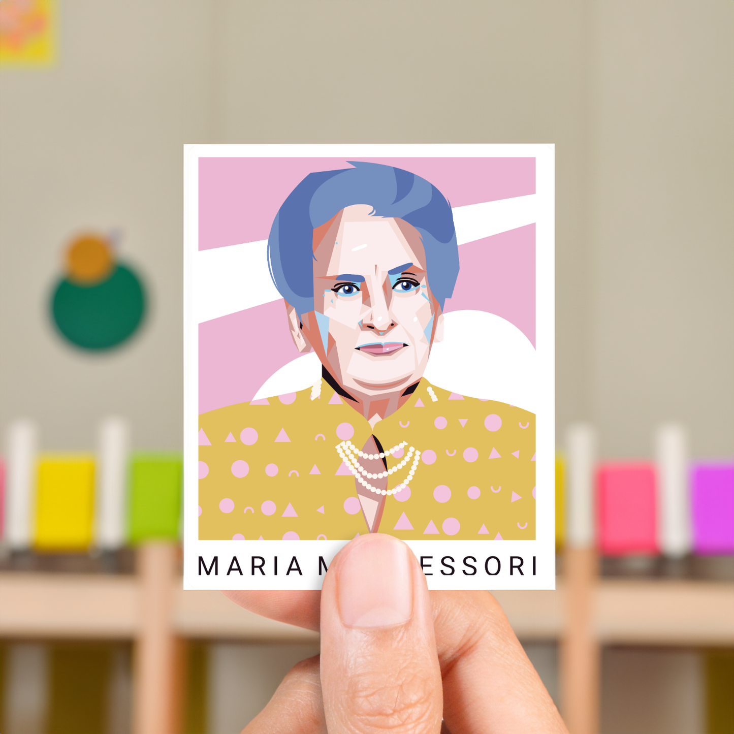 Maria Montessori Sticker