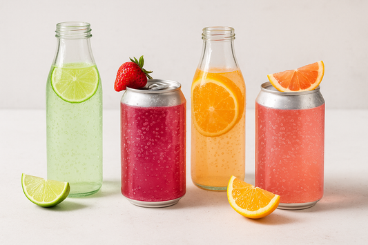 flavored seltzer water